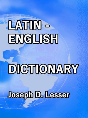 cover image of Latin / English Dictionary